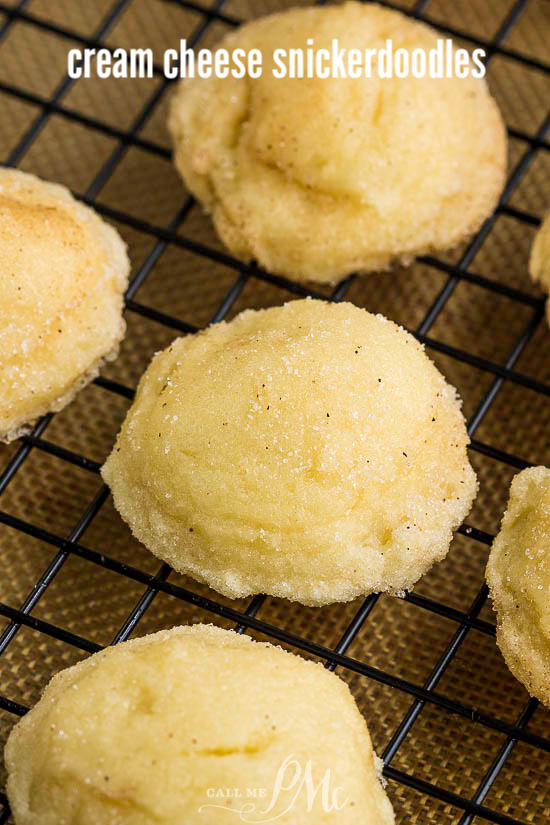 Cream Cheese Snickerdoodles cookies will be your new go-to cookie recipe they're pillowy, from-scratch cookies are bursting with snickerdoodle flavor. cookies on a rack.