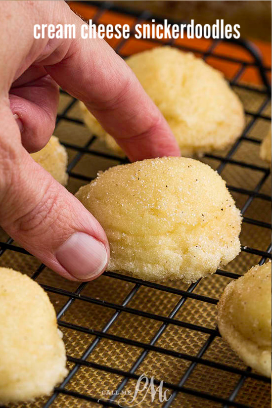 Cream Cheese Snickerdoodles cookies will be your new go-to cookie recipe they're pillowy, from-scratch cookies are bursting with snickerdoodle flavor. #cookies #recipe #Christmas #cookietray #gifts #cinnamon #snickerdoodle #dessert Cream Cheese Snickerdoodles