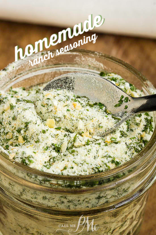 Homemade Ranch Seasoning Recipe is a multipurpose seasoning that's easy to make from scratch. Add that fresh herb flavor to any meat or vegetable without having a creamy base of a salad dressing. #mix #ranch #hiddenvalley #homemade #recipe #seasoning #dry #salad Homemade Ranch Seasoning