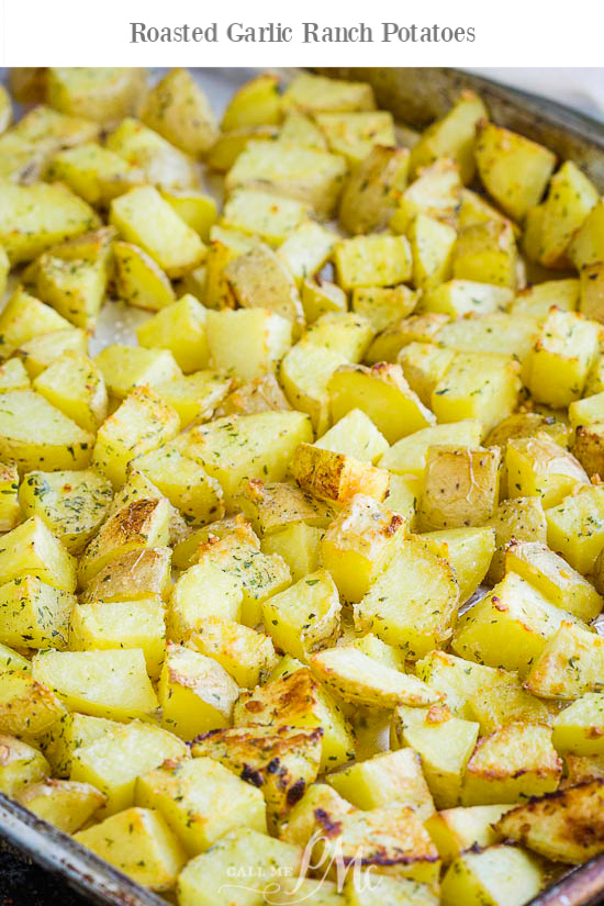 Roasted Garlic Ranch Potatoes 