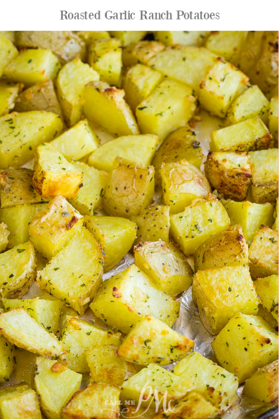 Roasted Garlic Ranch Potatoes 