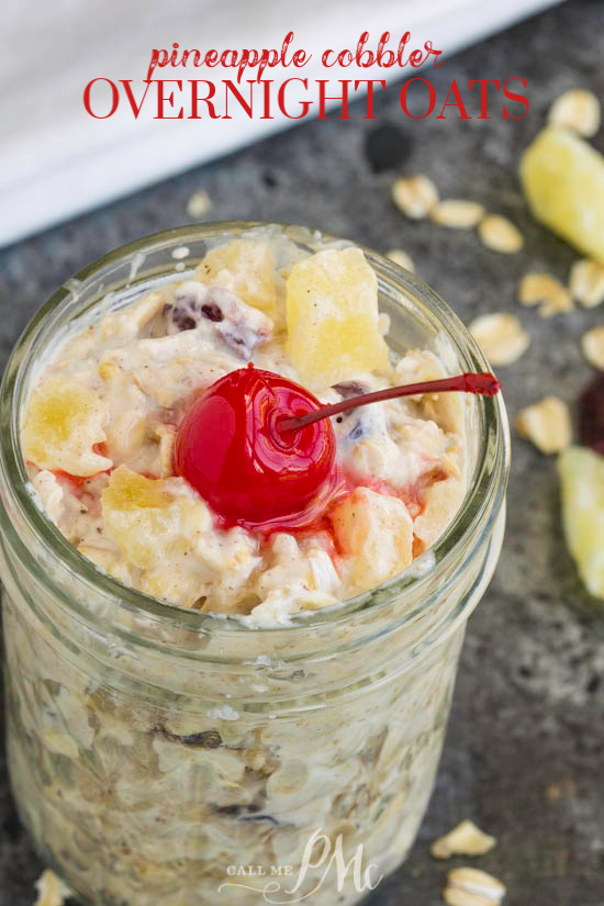  Pineapple Cobbler Overnight Oats