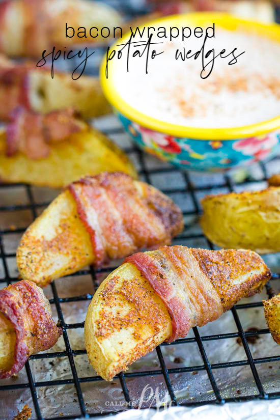 Bacon Wrapped Potato Wedges 