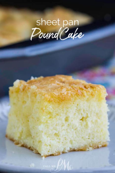 Sheet Pan Pound Cake 