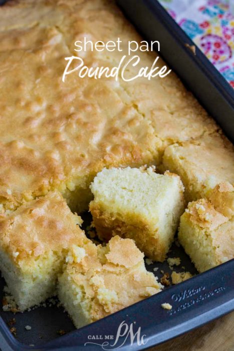 Sheet Pan Pound Cake 