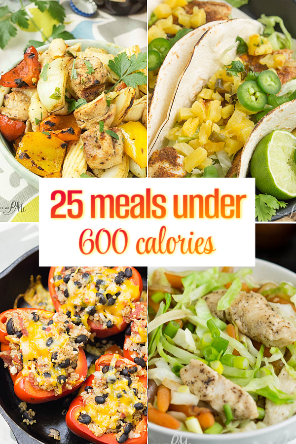 Meals under 600 Calories 
