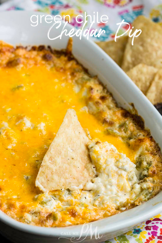 Hot and Cheesy Green Chile Dip Recipe - Cupcakes and Cutlery