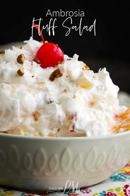 Ambrosia Fluff Salad 