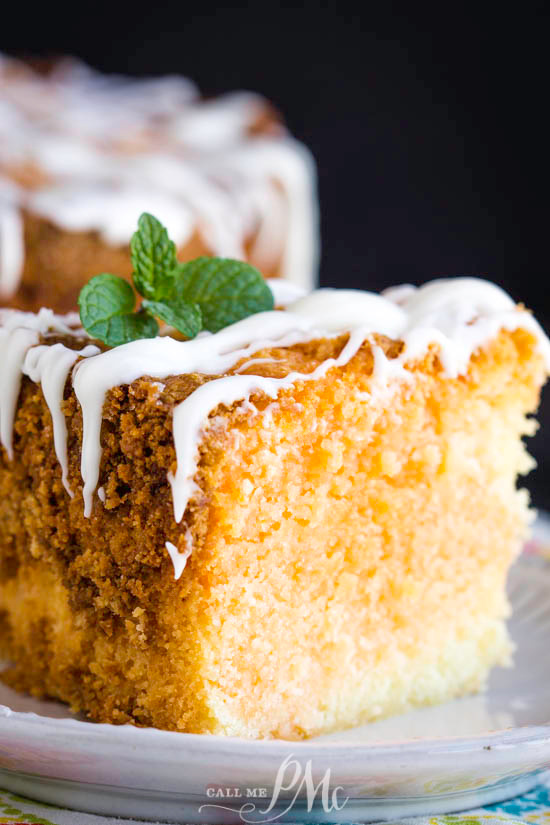 Orange Creamsicle Pound Cake has a bright citrus flavor and a cream soda glaze that you can't stop eating! It's dense, butter, and velvety smooth. #cake #poundcake #poundcakepaula #dessert #recipe #easy #creamsicle #orange #orangecreamsicle #homemade #southern #food #eat #creamcheese #buttermilk Orange Creamsicle Pound Cake