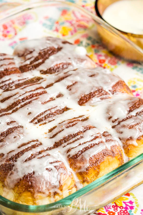 Quick Cinnamon Hawaiian Rolls start with premade rolls. They're covered with a blanket of cinnamon butter then smothered with glaze. Pure, cinnamon roll heaven in 15 minutes! #cinnamonrolls #cinnamon #Hawaiianrolls #bread #easy #breakfast #sweetrolls Quick Cinnamon Hawaiian Rolls. cinnamon roll hack. Hawaiian roll cinnamon rolls