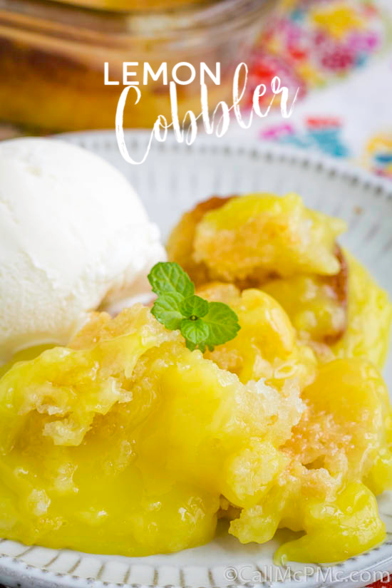  Lemon Cobbler 