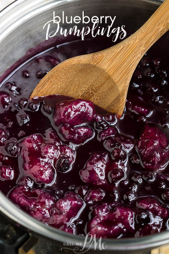 Southern Blueberry Dessert Dumplings 