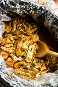 SLOW COOKER ASIAN GLAZED CHICKEN