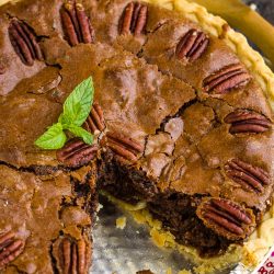 Chocolate Fudge Pecan Pie