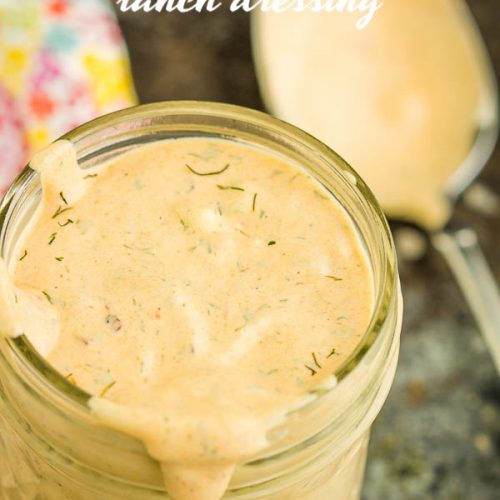 MOE'S CHIPOTLE RANCH DRESSING