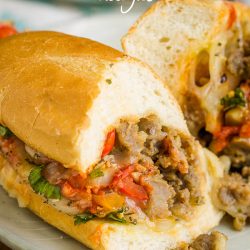 Sausage Pepper Onion Hoagies