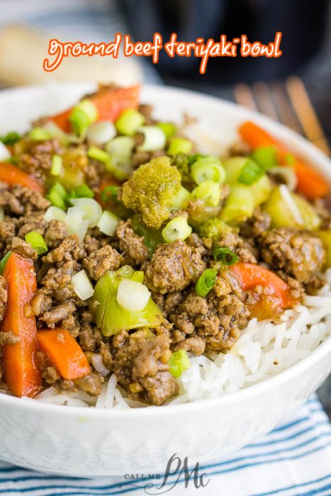 GROUND BEEF TERIYAKI BOWL