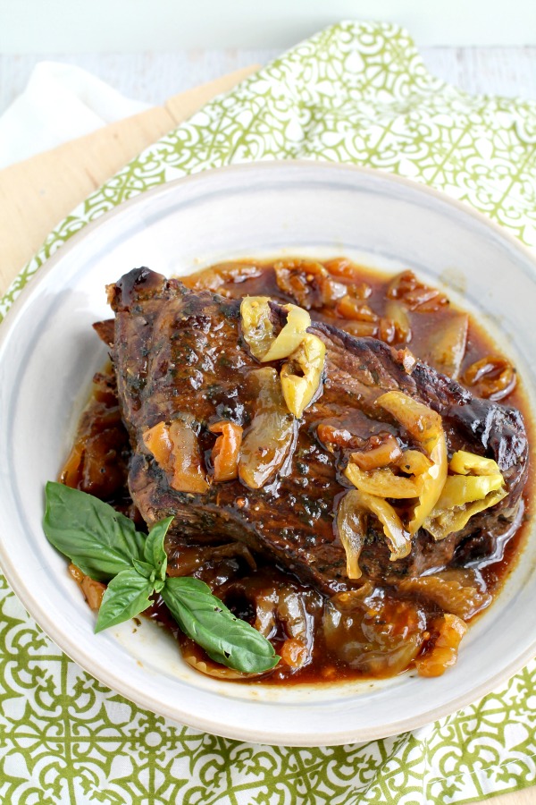Slow Cooker Beef Roast | Beef Hoagies is a classic, comfort food recipe that is deliciously hearty & flavorful! It's a great cook once, eat twice strategy. #roast #slowcooker #crockpot #beef Slow Cooker Beef Roast | Beef Hoagies