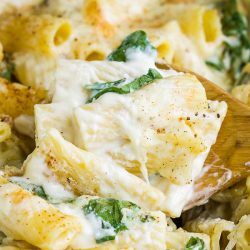 Spinach Ricotta Pasta Casserole