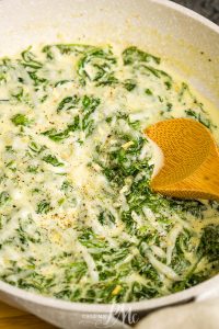 Keto Creamed Spinach for Two 