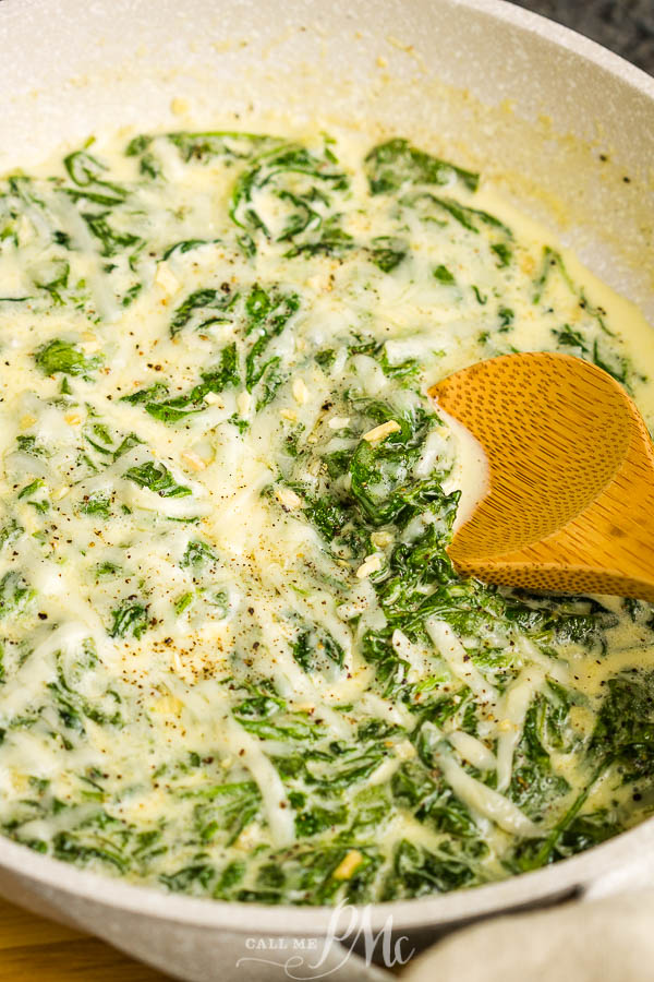 KETO CREAMED SPINACH FOR TWO