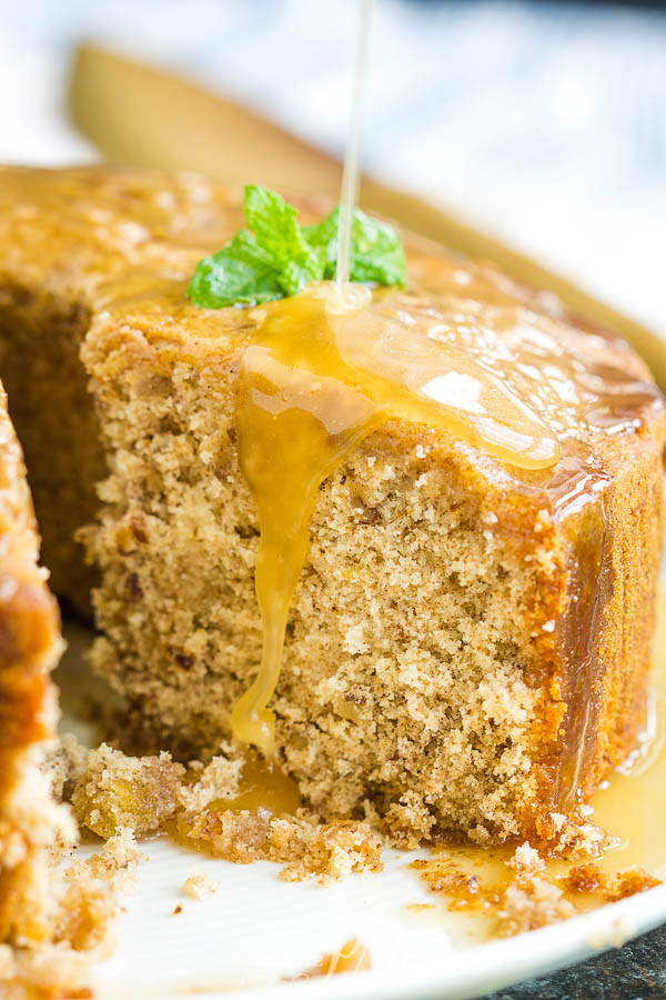 Ideal for fall, Fig Preserve Pound Cake Recipe has beautiful warm flavors from fig preserves and spices #cake #poundcake #poundcakepaula #dessert #recipe #homemade #fromscratch #fig #preserves Fig Preserve Pound Cake