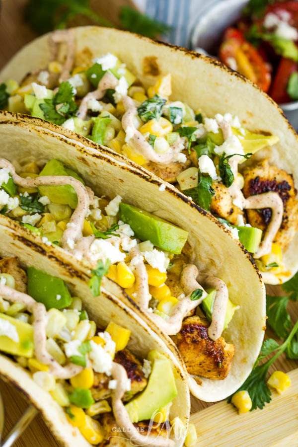 Street Corn Chicken Taco 