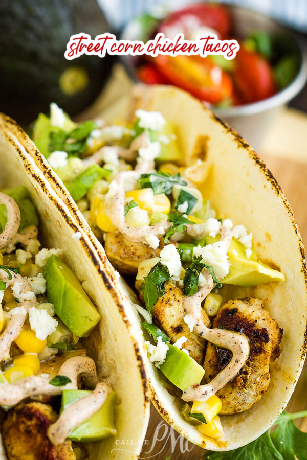 Street Corn Chicken Taco 