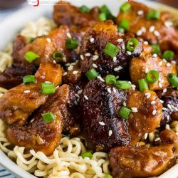My at-home recipe of Crock Pot General Tso Chicken