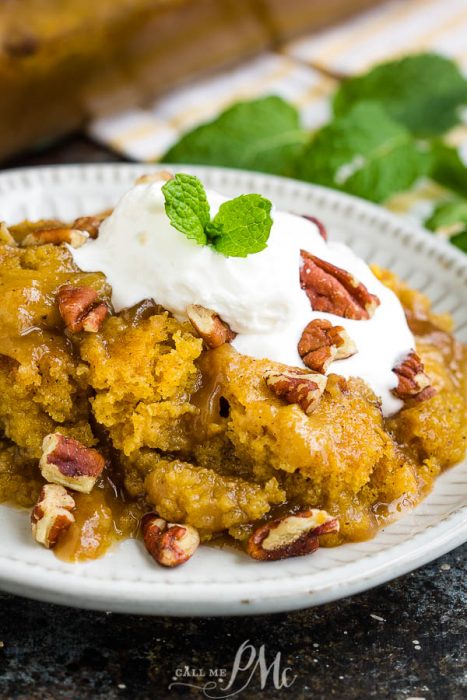  Pecan Pumpkin Cobbler 