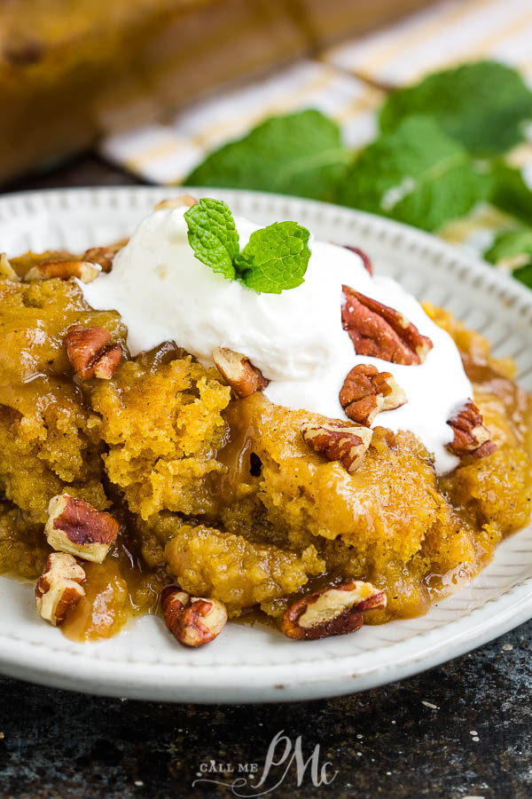 PECAN PUMPKIN COBBLER RECIPE