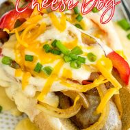 A delicious twist on a classic sandwich, Philly Cheese  Sausage Dog Recipe is packed with flavor and comes together in about 30 minutes! #phillycheese #phillycheesesteak ##phillydog #cheesedog #recipe #hotdog #fastfood #callmepmc