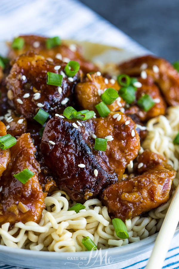 My at-home recipe of Crock Pot General Tso Chicken