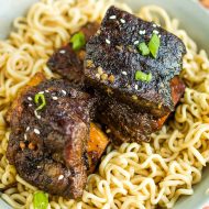 BRAISED KOREAN SPICY AND SWEET SHORT RIBS