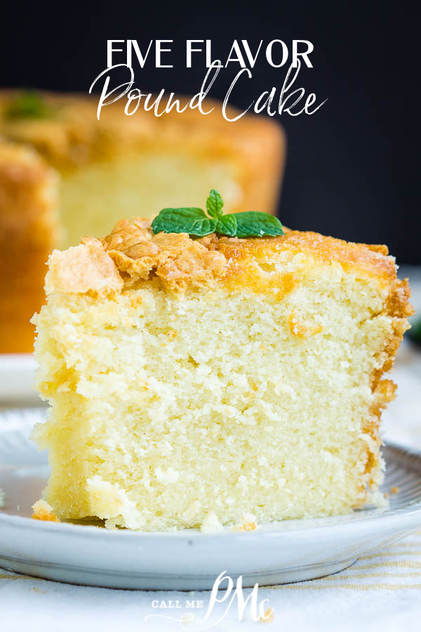 BEST 5 FLAVOR POUND CAKE RECIPE with 5 Flavor Butter Glaze