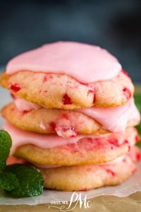 FROSTED AMISH CHERRY SUGAR COOKIES