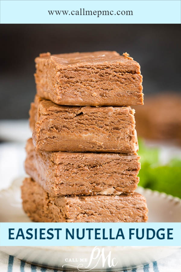  2 Ingredient Nutella Fudge 