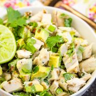 LOADED KETO AVOCADO BACON CHICKEN SALAD {ABC SALAD}