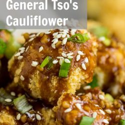 Baked General Tso's Cauliflower