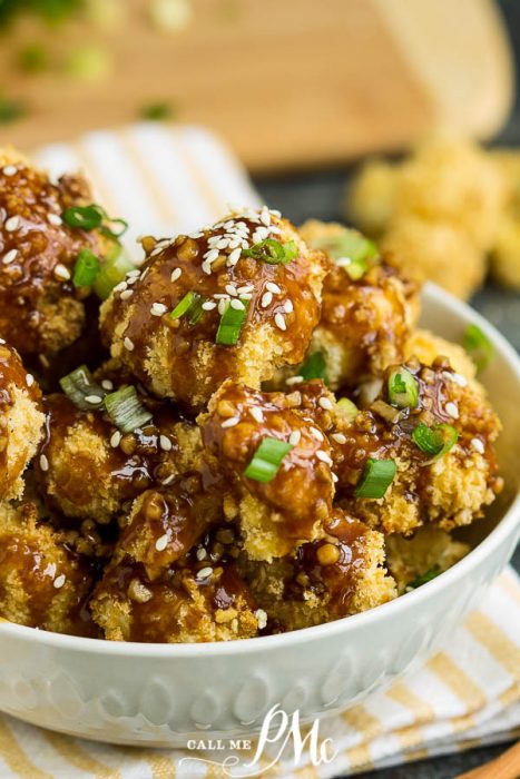 Baked General Tso's Cauliflower