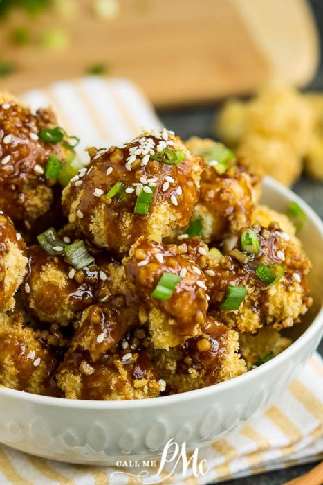 Baked General Tso's Cauliflower 