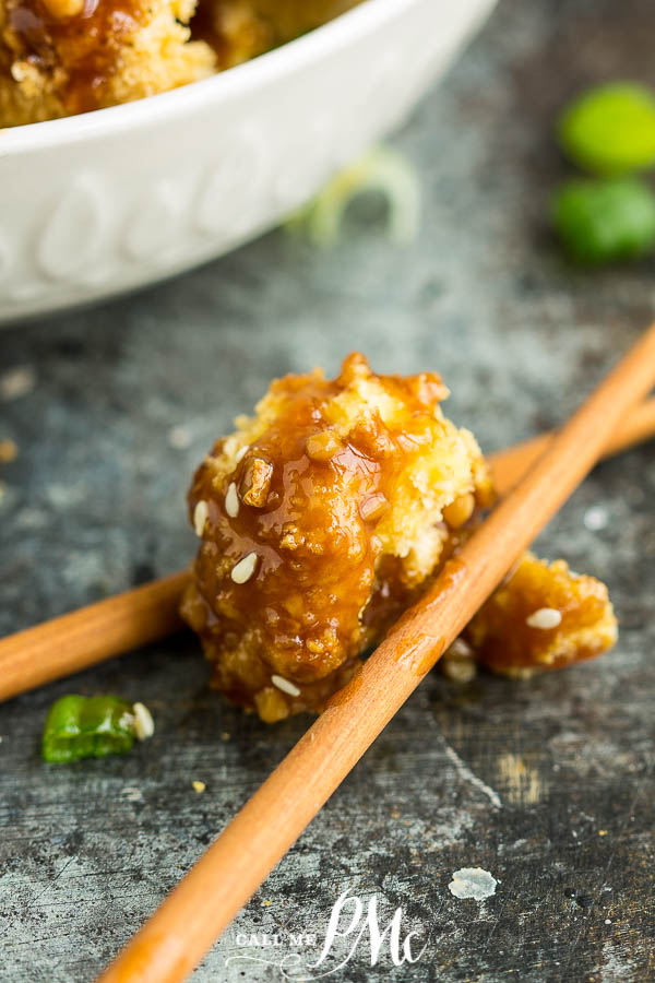 Baked General Tso\'s Cauliflower 