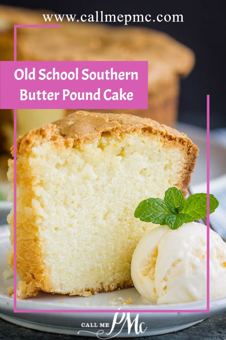 OLD SCHOOL SOUTHERN BUTTER POUND CAKE