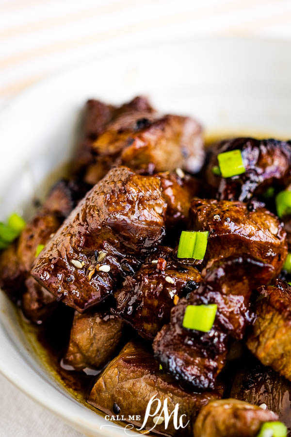bourbon steak bites Bourbon Honey Steak