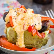 PHILLY CHEESE DOG LOADED POTATO