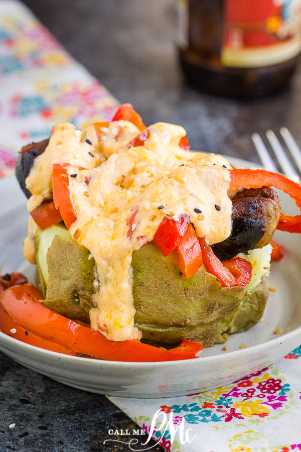 PHILLY CHEESE DOG LOADED POTATO