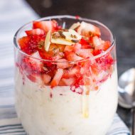 Strawberry Overnight Oats is a super easy, nutritious, and delicious breakfast with just four ingredients!