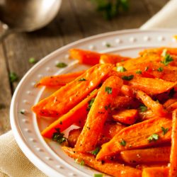Healthy Homemade Roasted Carrots Ready to Eat