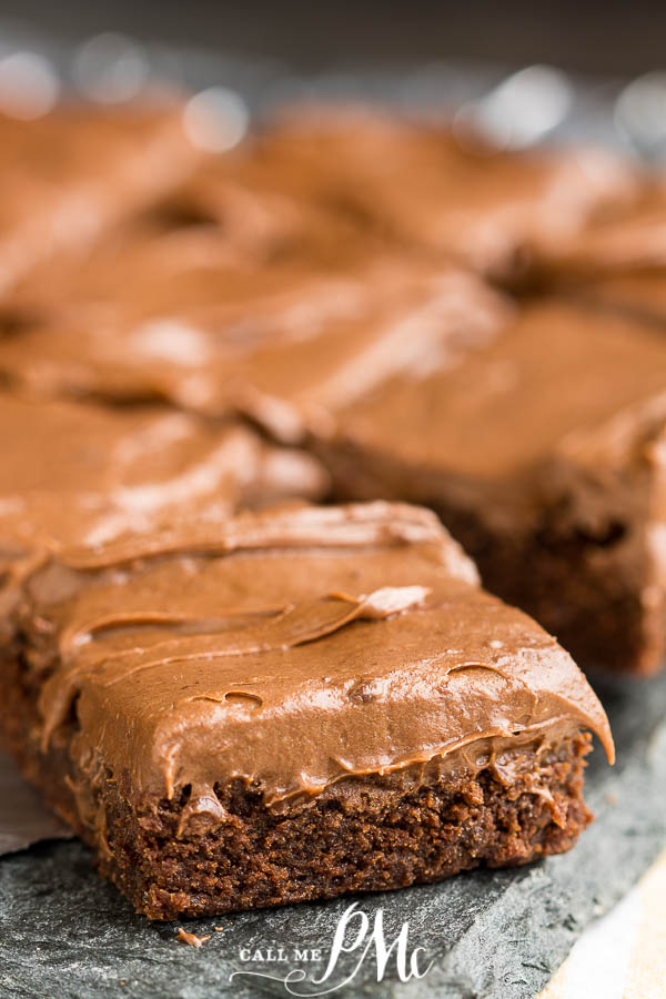 Chocolate Cream Cheese Frosted Brownies 