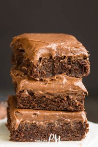 CHOCOLATE CREAM CHEESE FROSTED BROWNIES